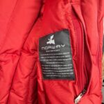 Manteau long matelassé Norway Haydn femme rouge taille L — vue 6