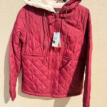 Veste matelassée à capuche Rip Curl Anoeta Quilted femme rouge foncé taille XS — vue 3