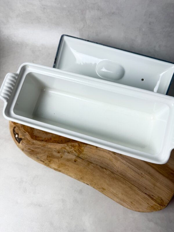 Terrine rectangulaire à couvercle Le Creuset blanc taille 28 — vue 5