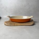 Plat à gratin ovale Le Creuset orange taille 28 — vue 2