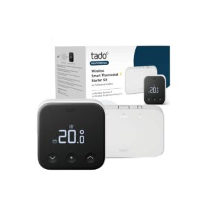 Kit thermostat intelligent sans fil tado° Wireless Smart Thermostat X Starter Kit blanc