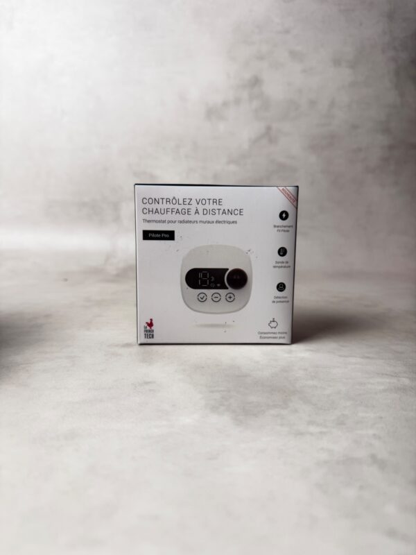 Thermostat connecté pour radiateur électrique Heatzy Pilote Pro blanc — vue 2