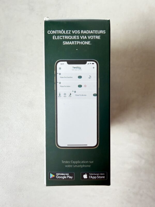 Thermostat connecté pour radiateur électrique Heatzy Pilote Pro blanc — vue 6