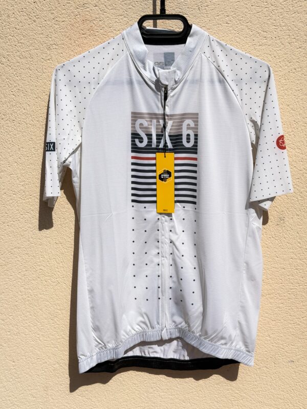 Maillot de cyclisme à manches courtes AGU Six6 Classic III femme blanc taille XXL — vue 2