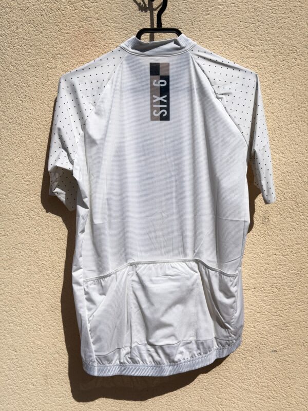 Maillot de cyclisme à manches courtes AGU Six6 Classic III femme blanc taille XXL — vue 3