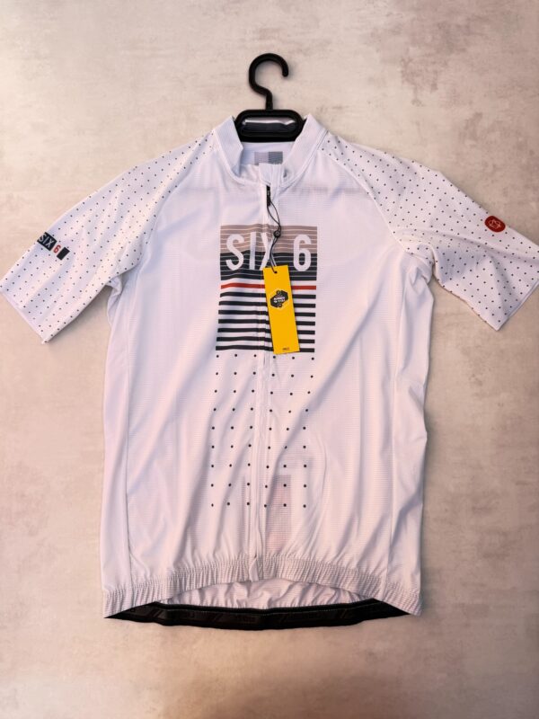 Maillot de cyclisme à manches courtes AGU Six6 Classic III femme blanc taille XXL — vue 4