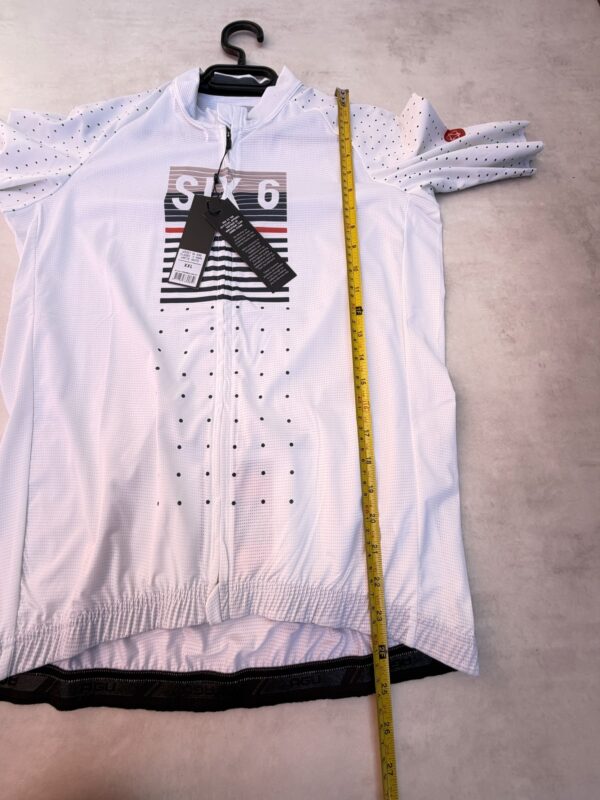 Maillot de cyclisme à manches courtes AGU Six6 Classic III femme blanc taille XXL — vue 8