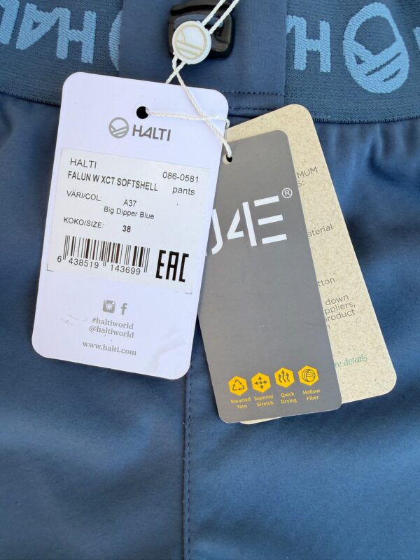 Pantalon softshell de sport femme Halti Falun W XCT Softshell bleu taille EUR 38 (FR 40, IT 44) — vue 6