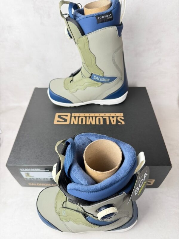 Chaussures de snowboard Salomon Ivy Boa SJ Boa femme vert kaki taille 38 — vue 5