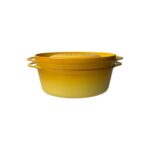 Cocotte ovale avec couvercle Cousances La Doufeu jaune