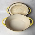 Cocotte ovale avec couvercle Cousances La Doufeu jaune — vue 4