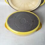 Cocotte ovale avec couvercle Cousances La Doufeu jaune — vue 6