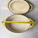 Cocotte ovale avec couvercle Cousances La Doufeu jaune — vue 8