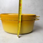 Cocotte ovale avec couvercle Cousances La Doufeu jaune — vue 11
