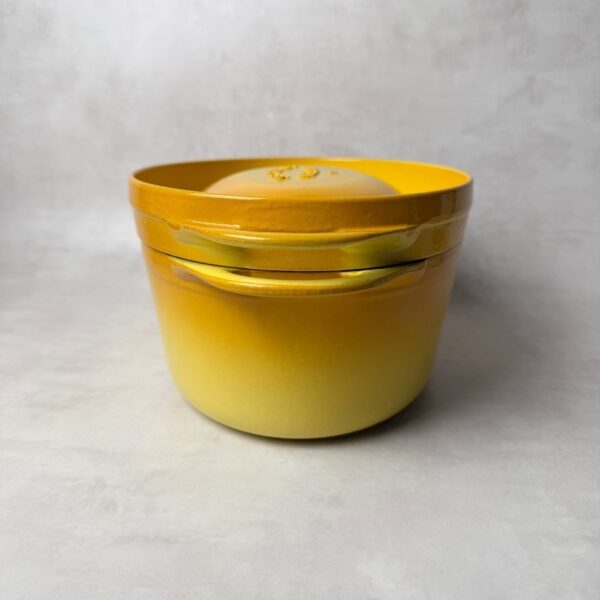 Cocotte ovale avec couvercle Cousances La Doufeu jaune — vue 12