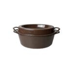 Cocotte Doufeu avec couvercle Cousances marron taille 16