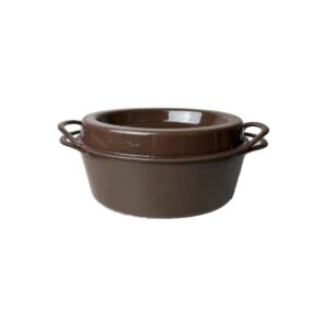 Cocotte Doufeu avec couvercle Cousances marron taille 16