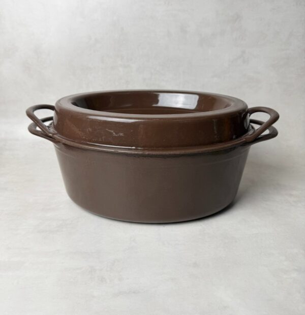 Cocotte Doufeu avec couvercle Cousances marron taille 16 — vue 2