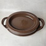 Cocotte Doufeu avec couvercle Cousances marron taille 16 — vue 3