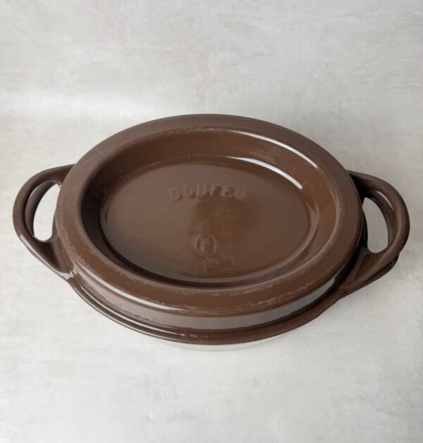 Cocotte Doufeu avec couvercle Cousances marron taille 16 — vue 3