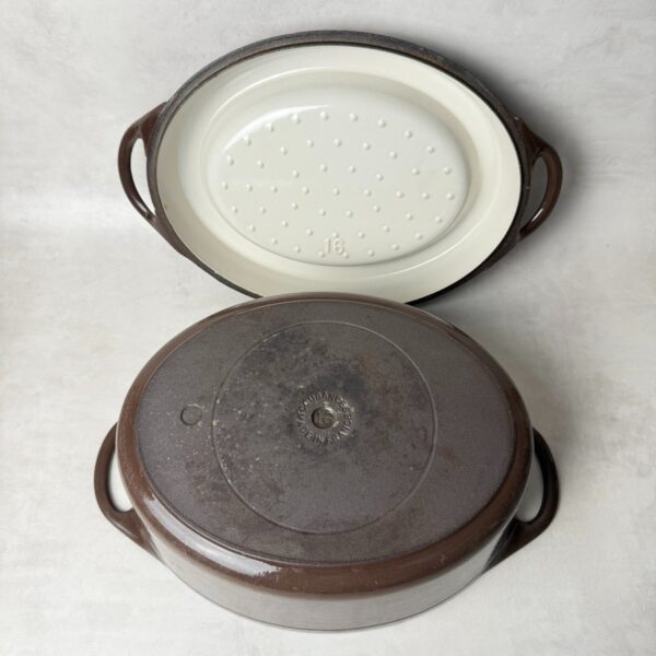 Cocotte Doufeu avec couvercle Cousances marron taille 16 — vue 7