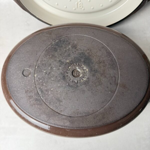 Cocotte Doufeu avec couvercle Cousances marron taille 16 — vue 8