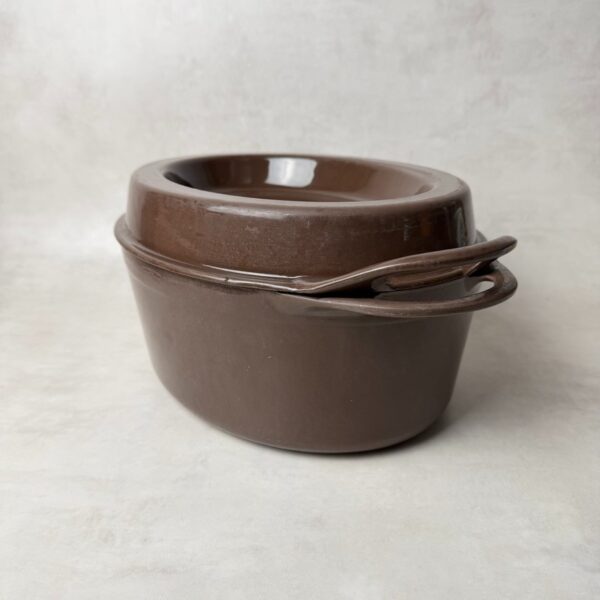 Cocotte Doufeu avec couvercle Cousances marron taille 16 — vue 14