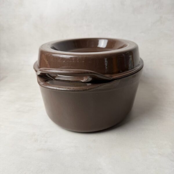 Cocotte Doufeu avec couvercle Cousances marron taille 16 — vue 15