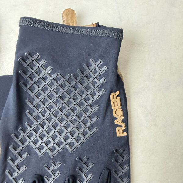 Gants de moto Racer Iron homme beige/bleu marine taille XXL — vue 3