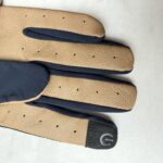 Gants de moto Racer Iron homme beige/bleu marine taille XXL — vue 4