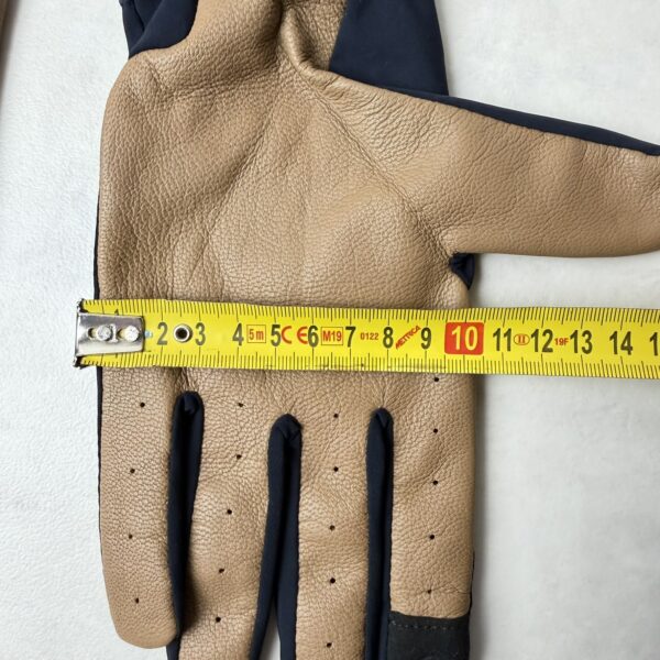 Gants de moto Racer Iron homme beige/bleu marine taille XXL — vue 7