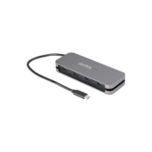 Hub USB-C 4 ports StarTech.com HB30CM4AB gris