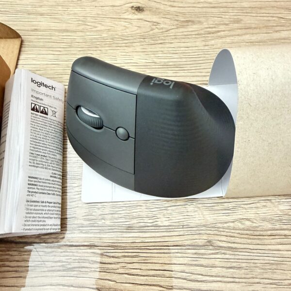 Souris verticale ergonomique sans fil pour gaucher Logitech Lift for Business Left noir — vue 6