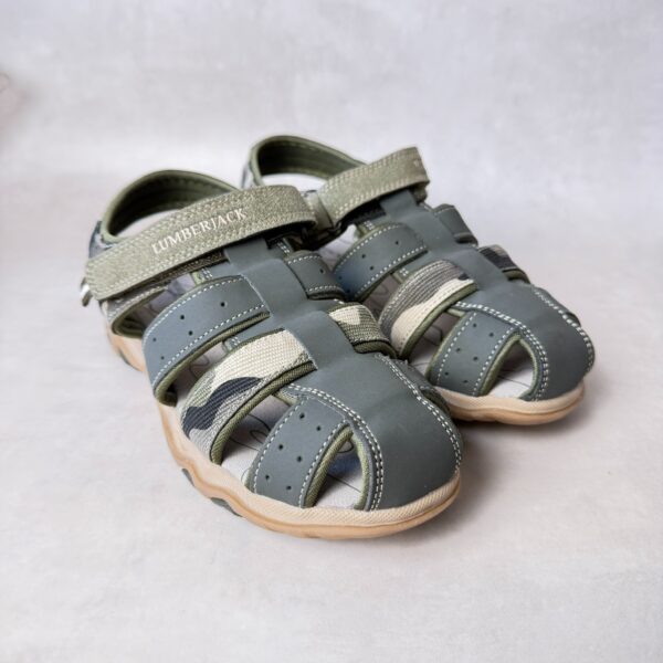Sandales enfant Lumberjack kaki taille 34 — vue 2