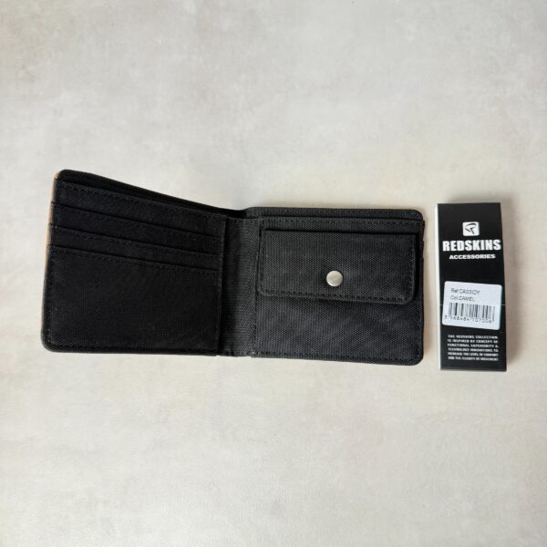 Portefeuille pliant Redskins Cassidy homme camel — vue 4