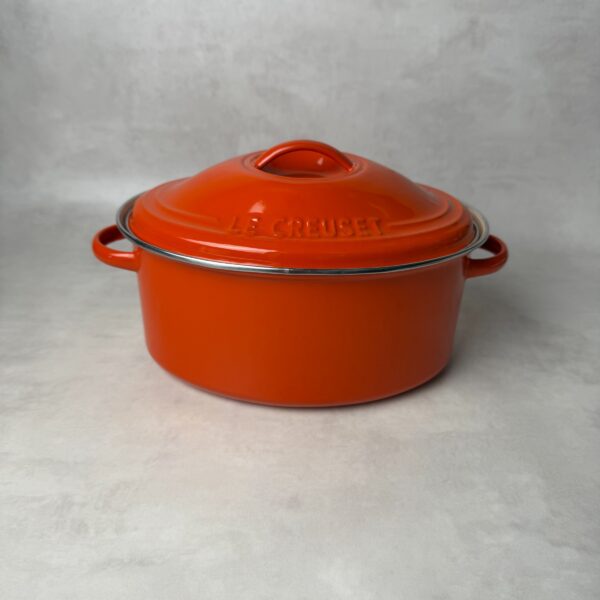 Faitout avec couvercle Le Creuset orange