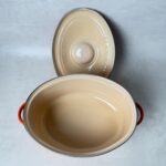 Faitout avec couvercle Le Creuset orange — vue 3