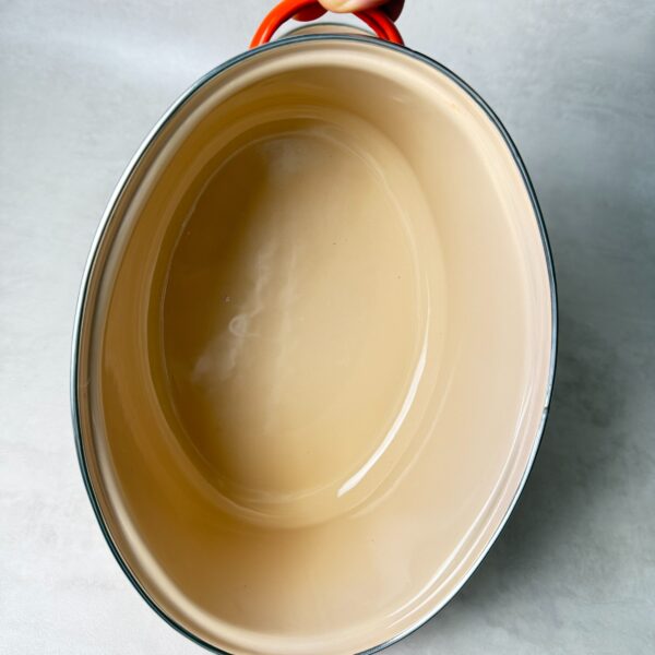 Faitout avec couvercle Le Creuset orange — vue 5