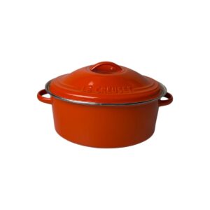 Faitout avec couvercle Le Creuset orange