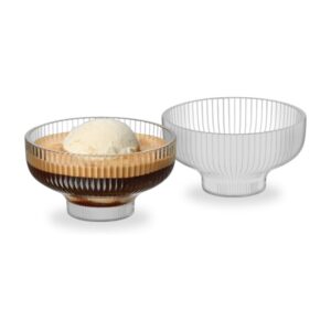 Lot de 2 coupelles à dessert Nespresso Collection Barista transparent