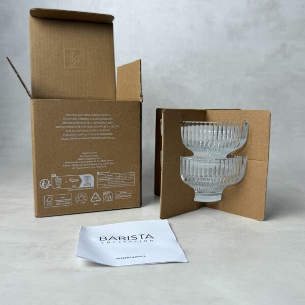 Lot de 2 coupelles à dessert Nespresso Collection Barista transparent — vue 5