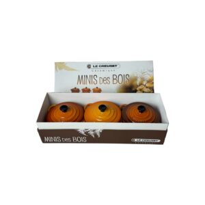Coffret de mini-cocottes rondes avec couvercles Le Creuset Mini Round Cocotte Autumn Leaves multicolore automnal
