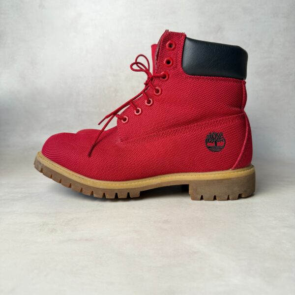 Bottines à lacets Timberland Radford Canvas Boot unisexe rouge taille 43 — vue 2