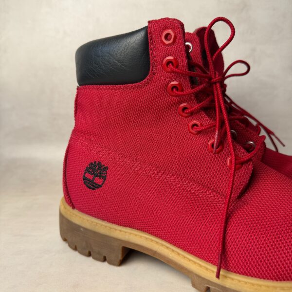Bottines à lacets Timberland Radford Canvas Boot unisexe rouge taille 43 — vue 5