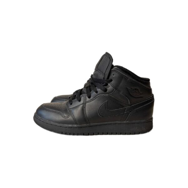 Baskets montantes Nike Air Jordan 1 Mid GS noir taille 39