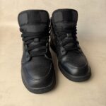 Baskets montantes Nike Air Jordan 1 Mid GS noir taille 39 — vue 3