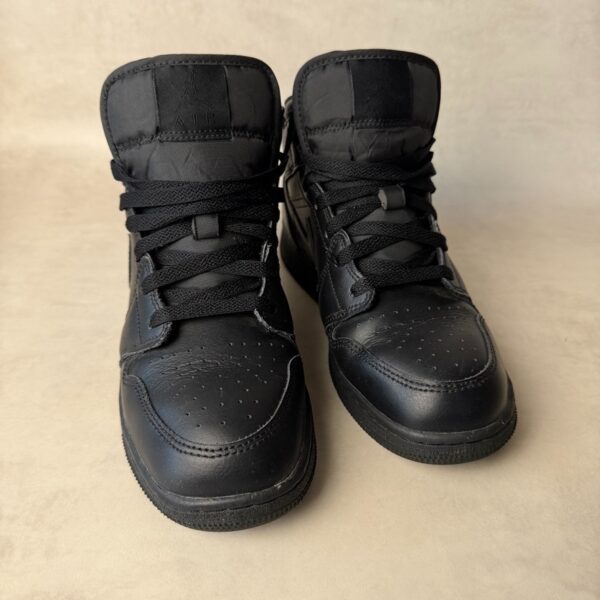 Baskets montantes Nike Air Jordan 1 Mid GS noir taille 39 — vue 3