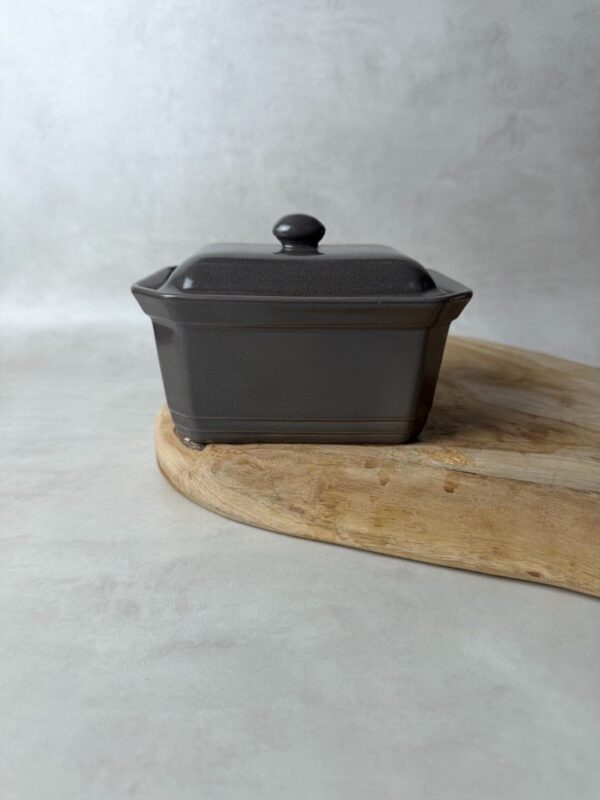 Terrine avec couvercle Emile Henry gris anthracite — vue 2