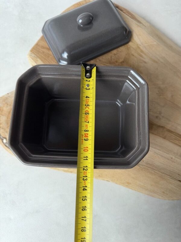 Terrine avec couvercle Emile Henry gris anthracite — vue 8