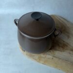 Cocotte ronde avec couvercle Cousances marron — vue 3